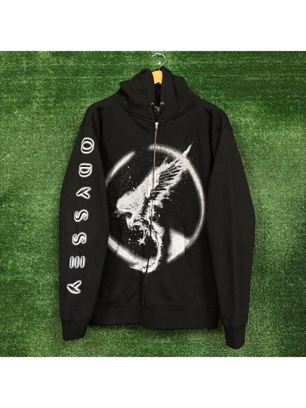 Illenium Odyssey Oversized Zip-Up Hoodie Size Large
